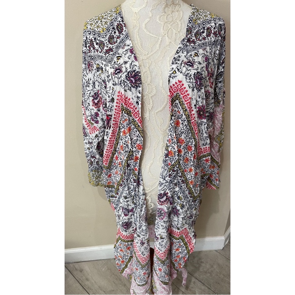 Loft Womens Beach Swim Open Draped Cover Up New Size M/L new with tags